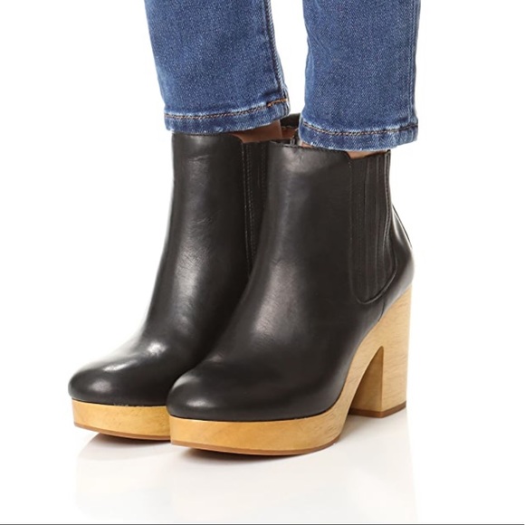 Madewell Shoes - Madewell Marco Platform Wood Chelsea Boot